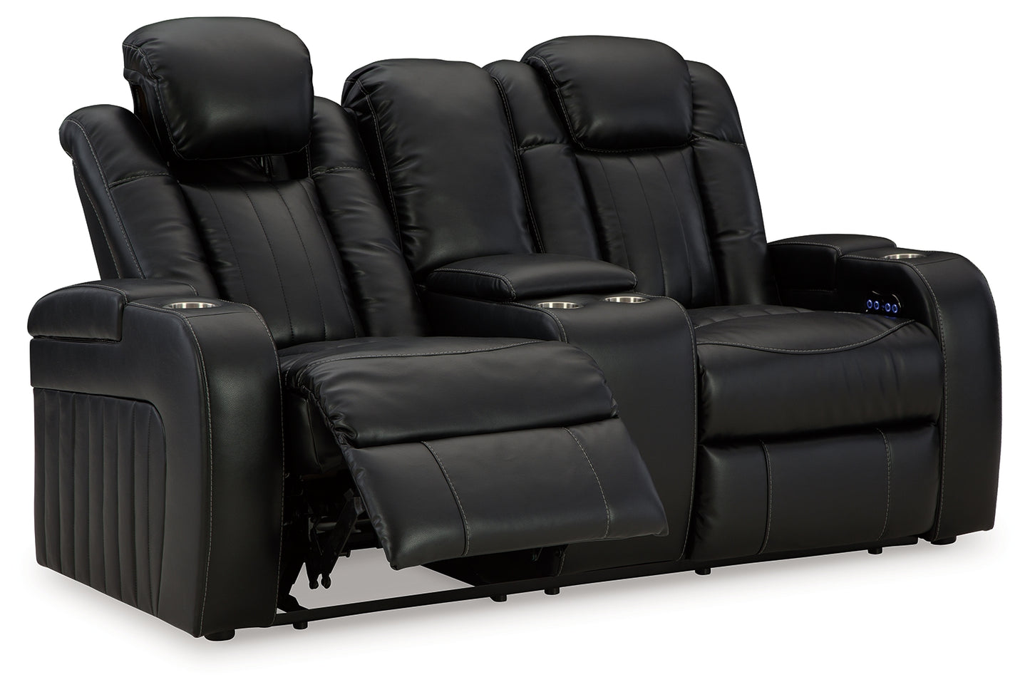 Caveman Den Power Reclining Loveseat with Console