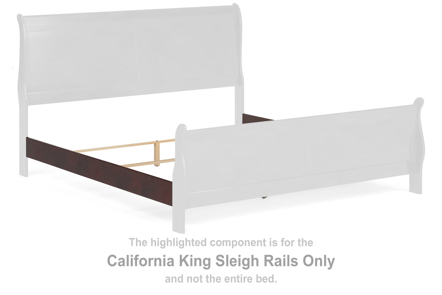 Alisdair California King Sleigh Rails