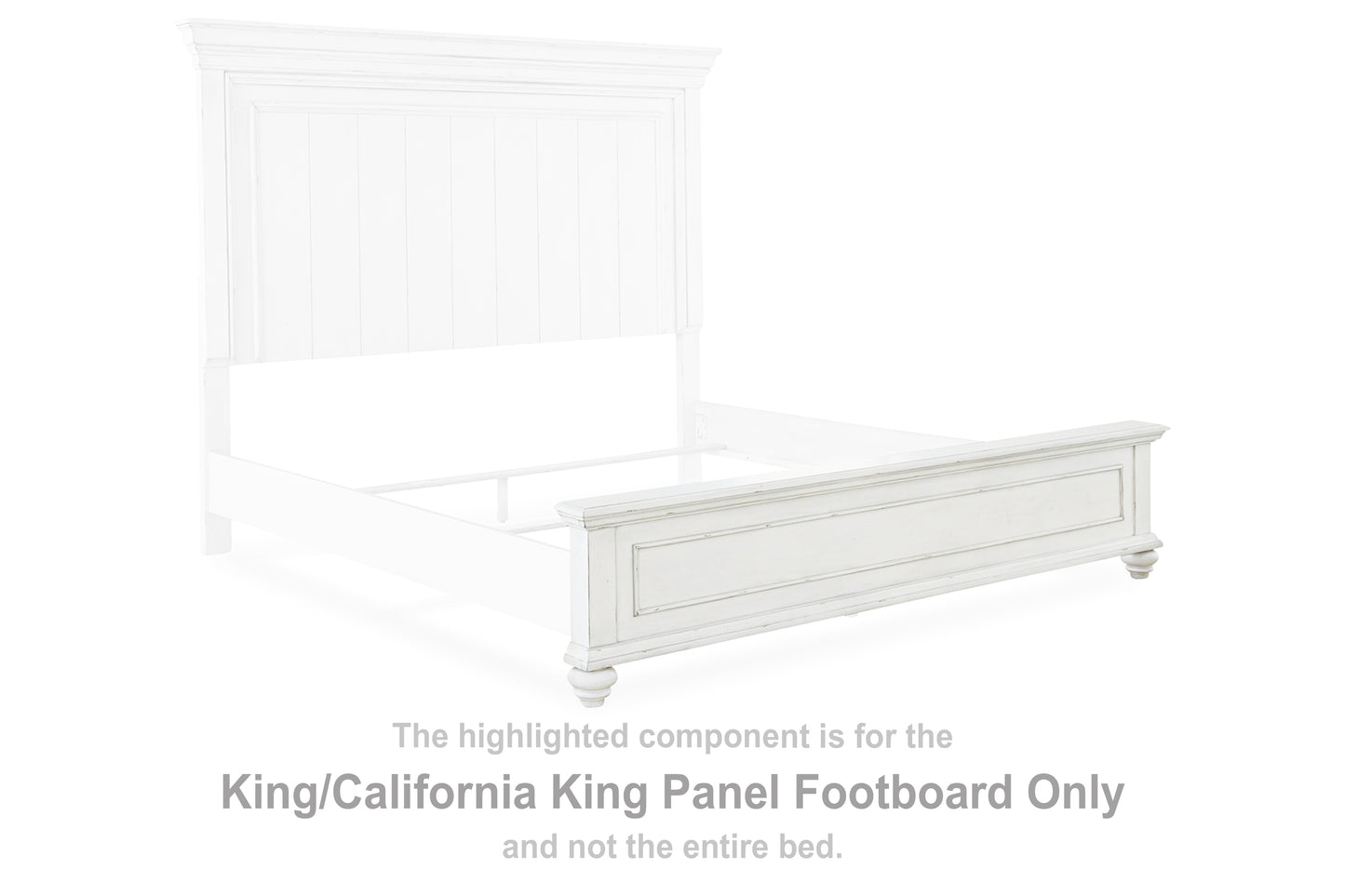 Kanwyn King/California King Panel Footboard