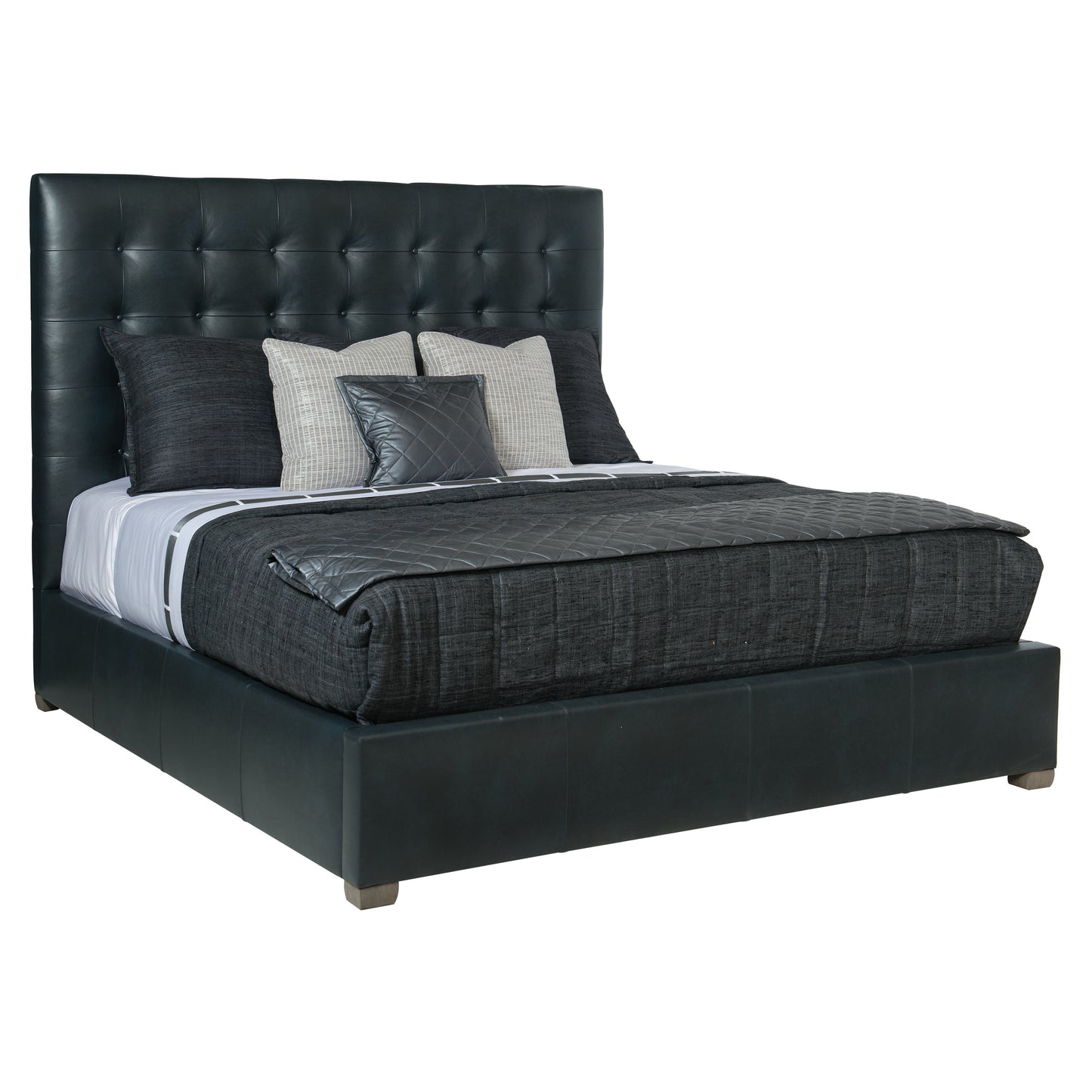Avery Leather Panel Bed