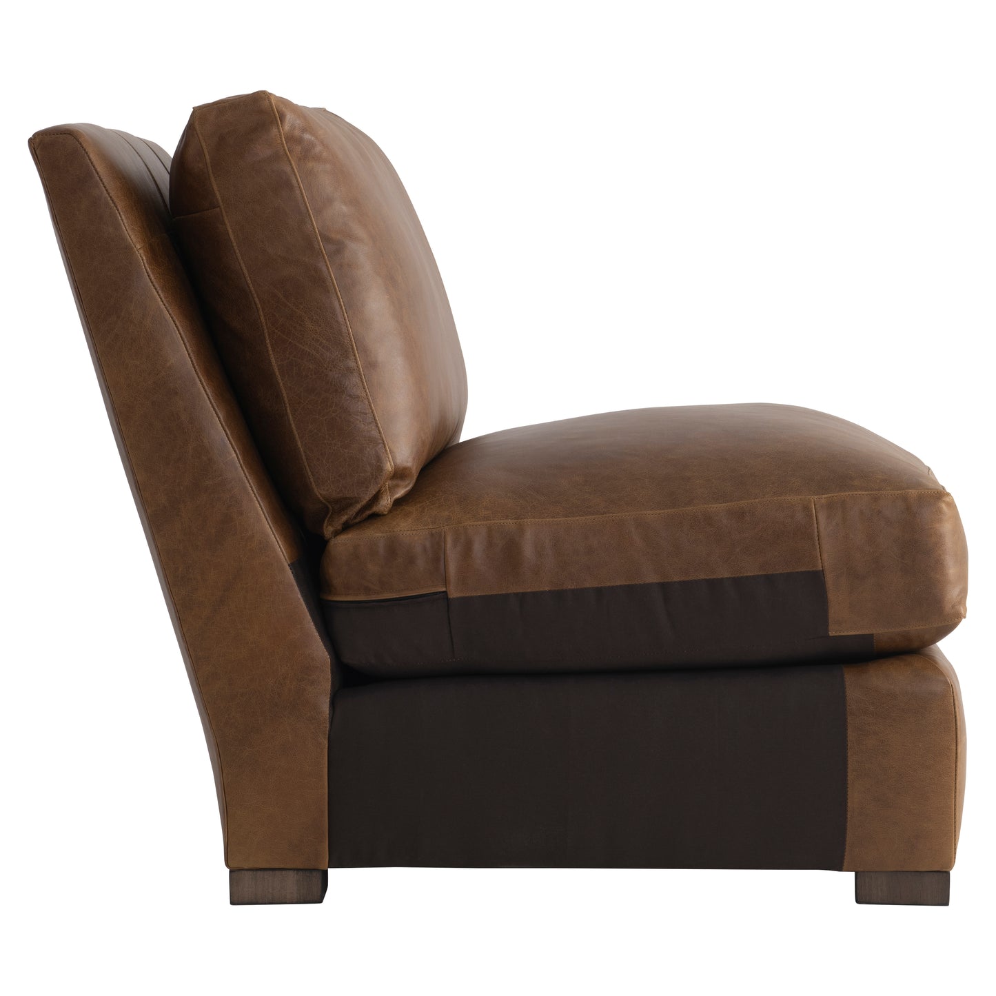 Ventura Leather Armless Chair